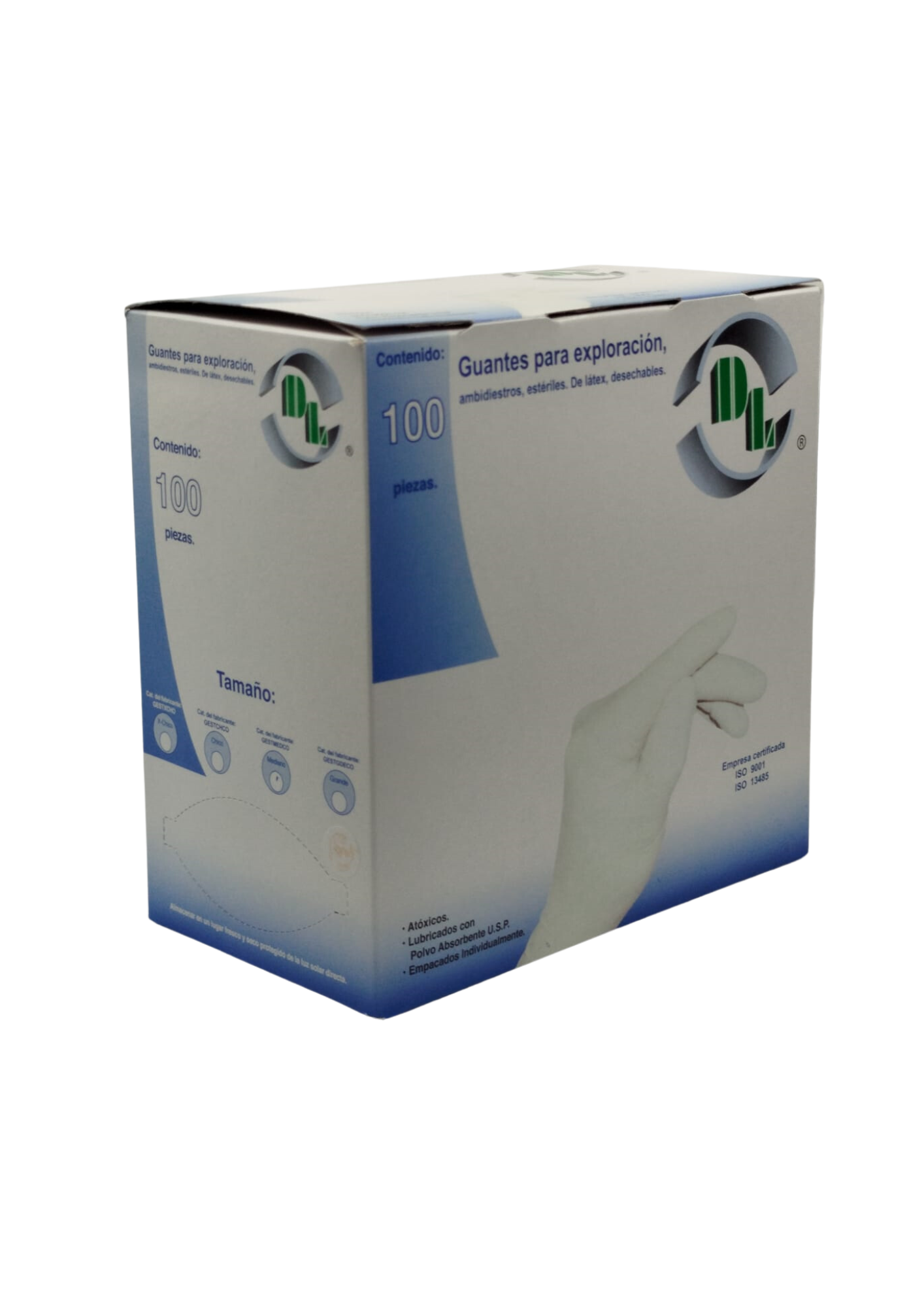 MEX-STERILE GLOVES MEDIUM LATEX (BOX OF 100)