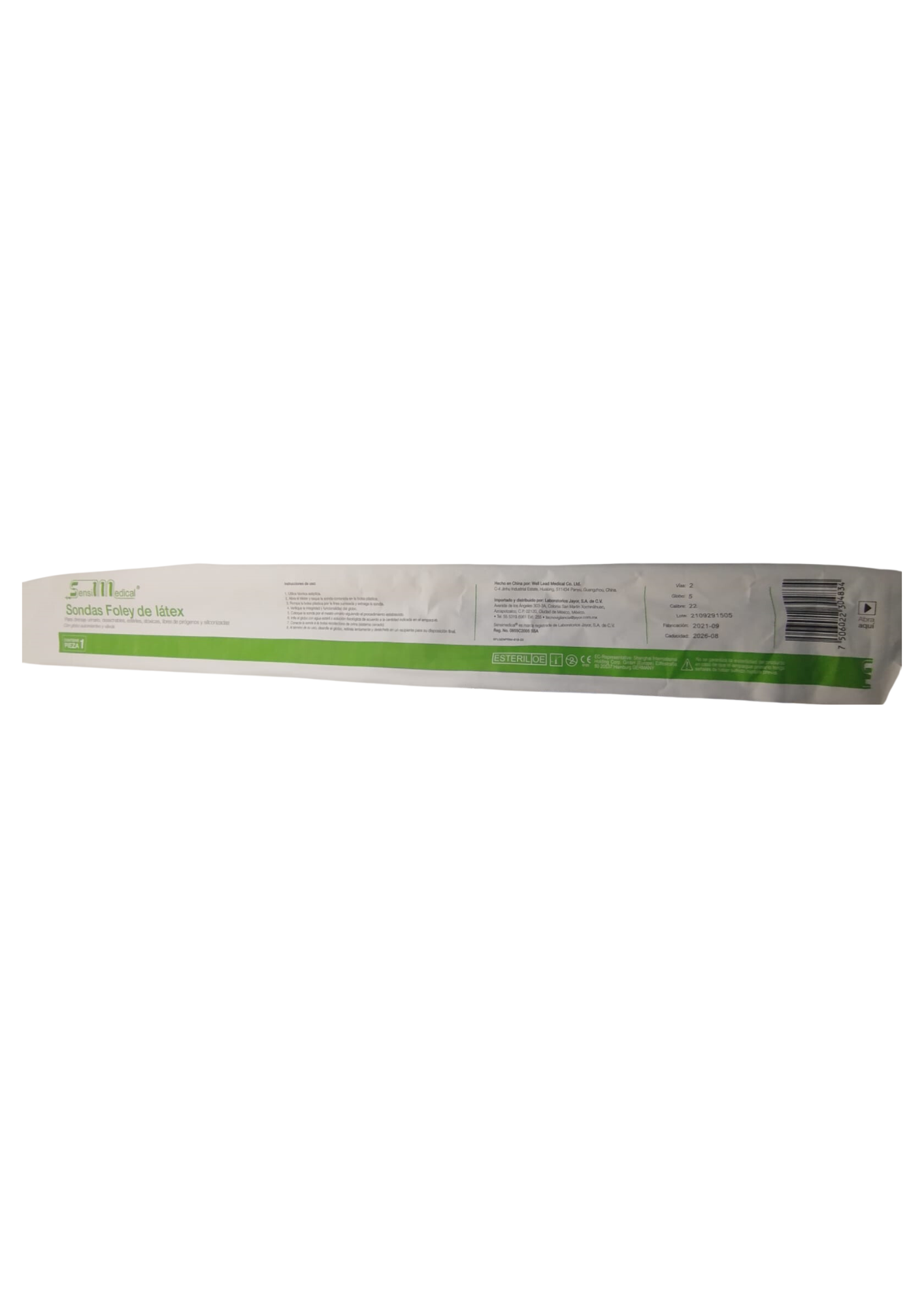 MEX-SONDAS FOLEY DE LATEX (CATHETER / 22FR)