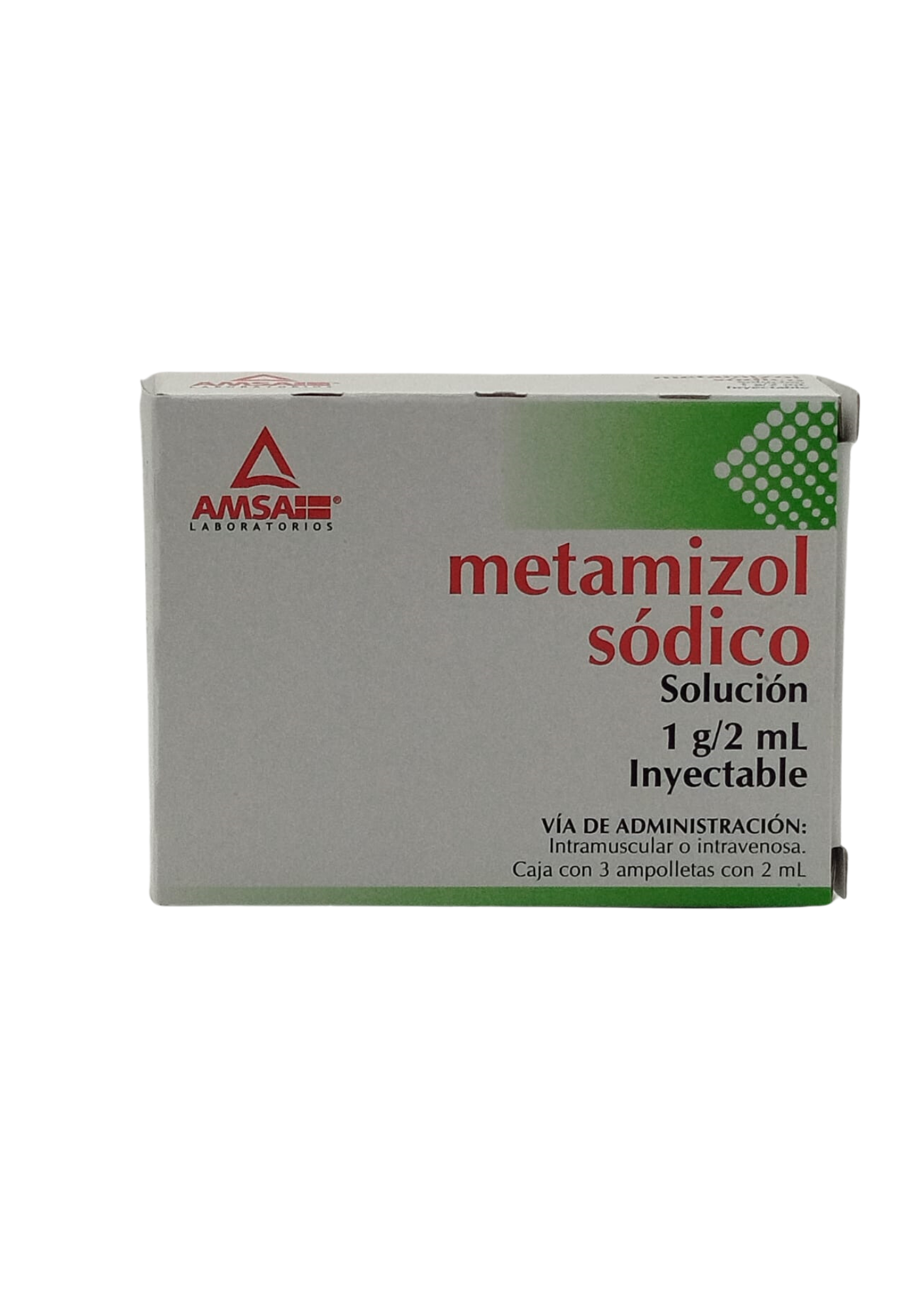 MEX-METAMIZOL SODICO I.V./I.M. 1G/2ML X 3 AMPS (INJECTABLE) EXP-07\2028