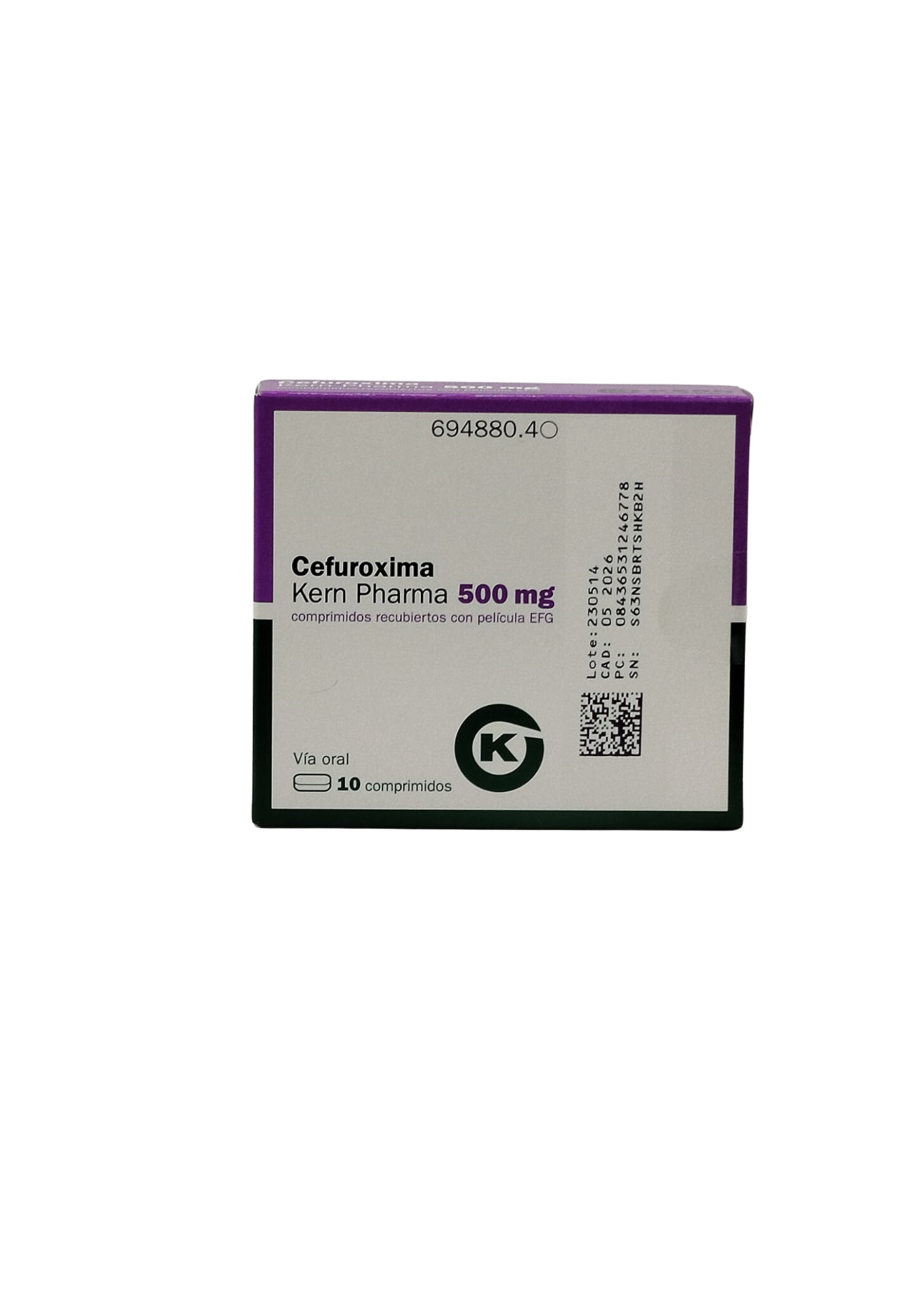 SP-CEFUROXIMA KERN PHARMA 500MG X 10 COMP