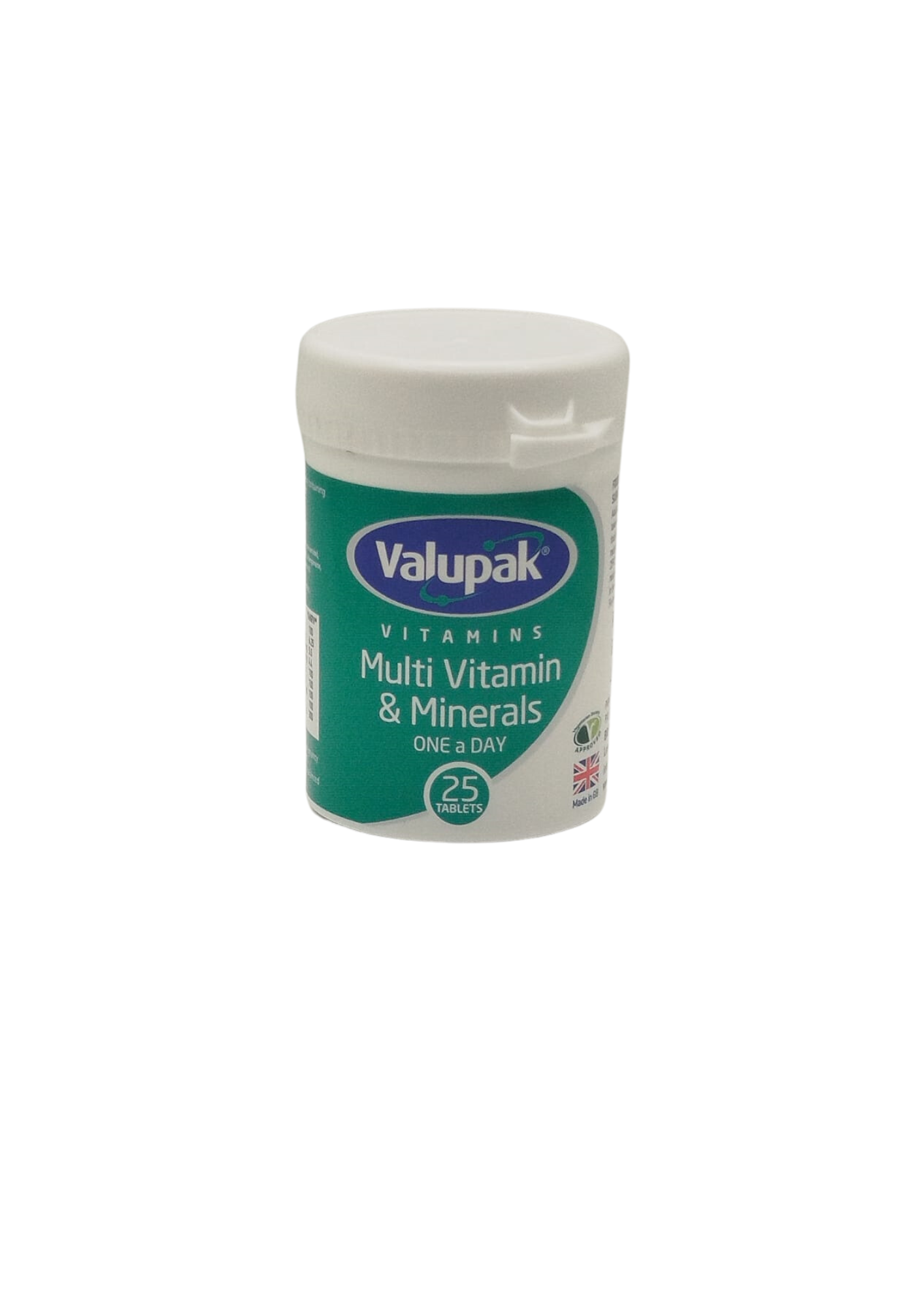 UK-VALUPAK MULTIVITAMIN & MINERALS X 25 TABS EXP-03\2027 (VALUPAK) GST