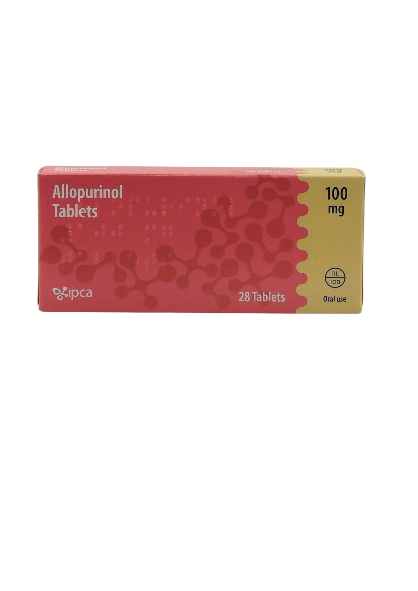 UK-ALLOPURINOL 100MG X 28 TABS EXP-02\2027 (IPCA) GST