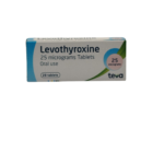 UK-LEVOTHYROXINE 25MCG X 28 TABS (TEVA)