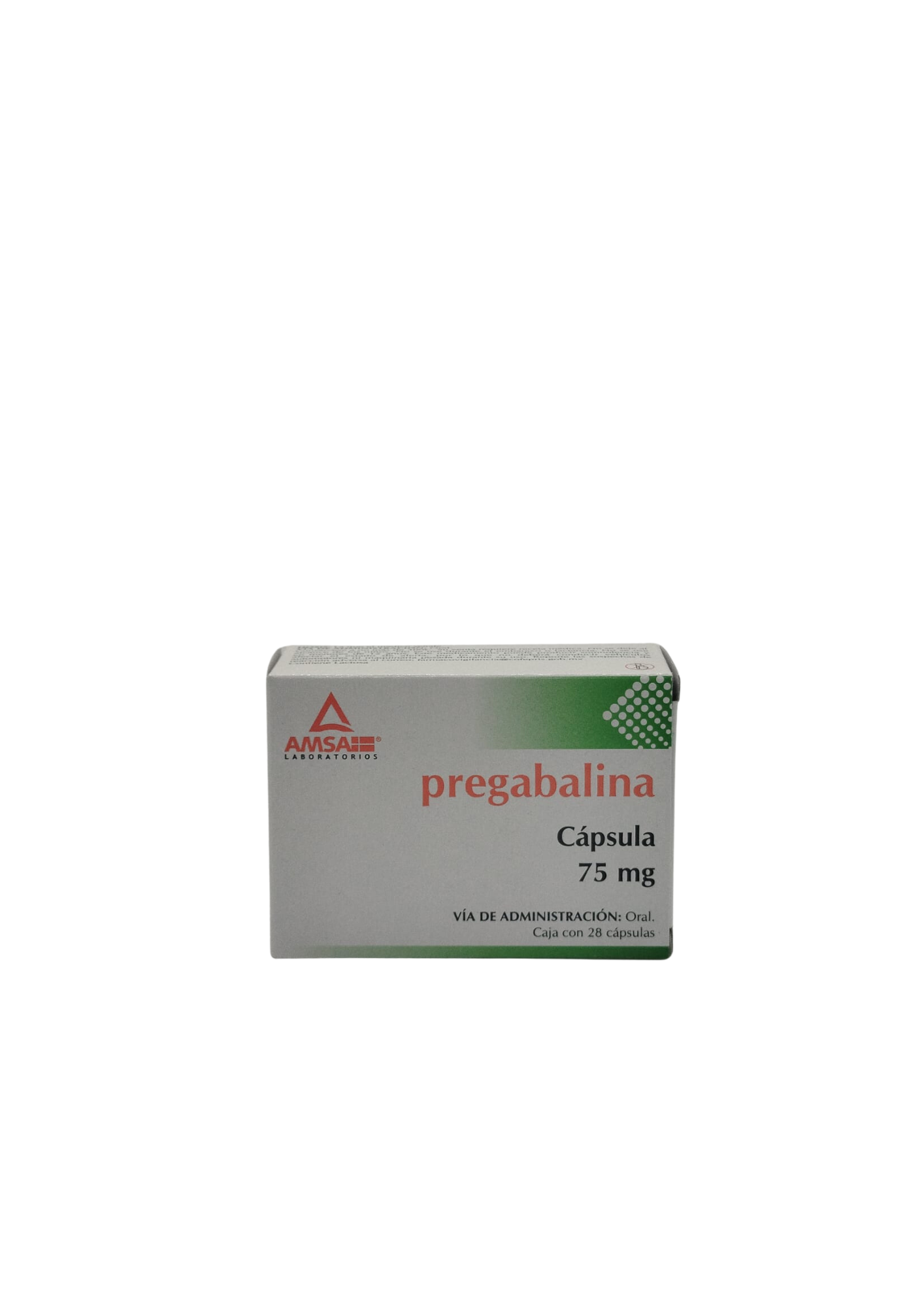 MEX-PREGABALINA 75MG X 28 CAPS