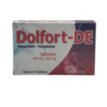 MEX-DOLFORT-DE 100MG/300MG X 12 TABS