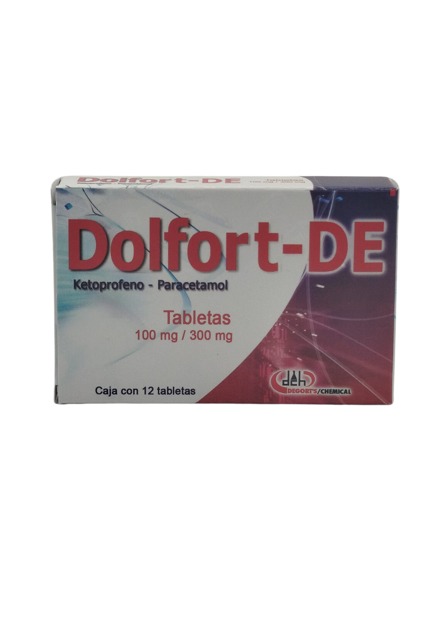 MEX-DOLFORT-DE 100MG/300MG X 12 TABS