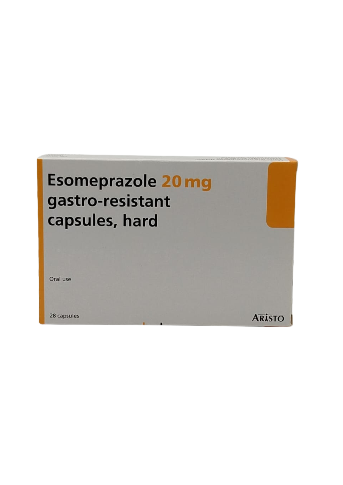 UK-ESOMEPRAZOLE 20MG X 28 CAPS EXP-10\2027 (ARISTO) GST