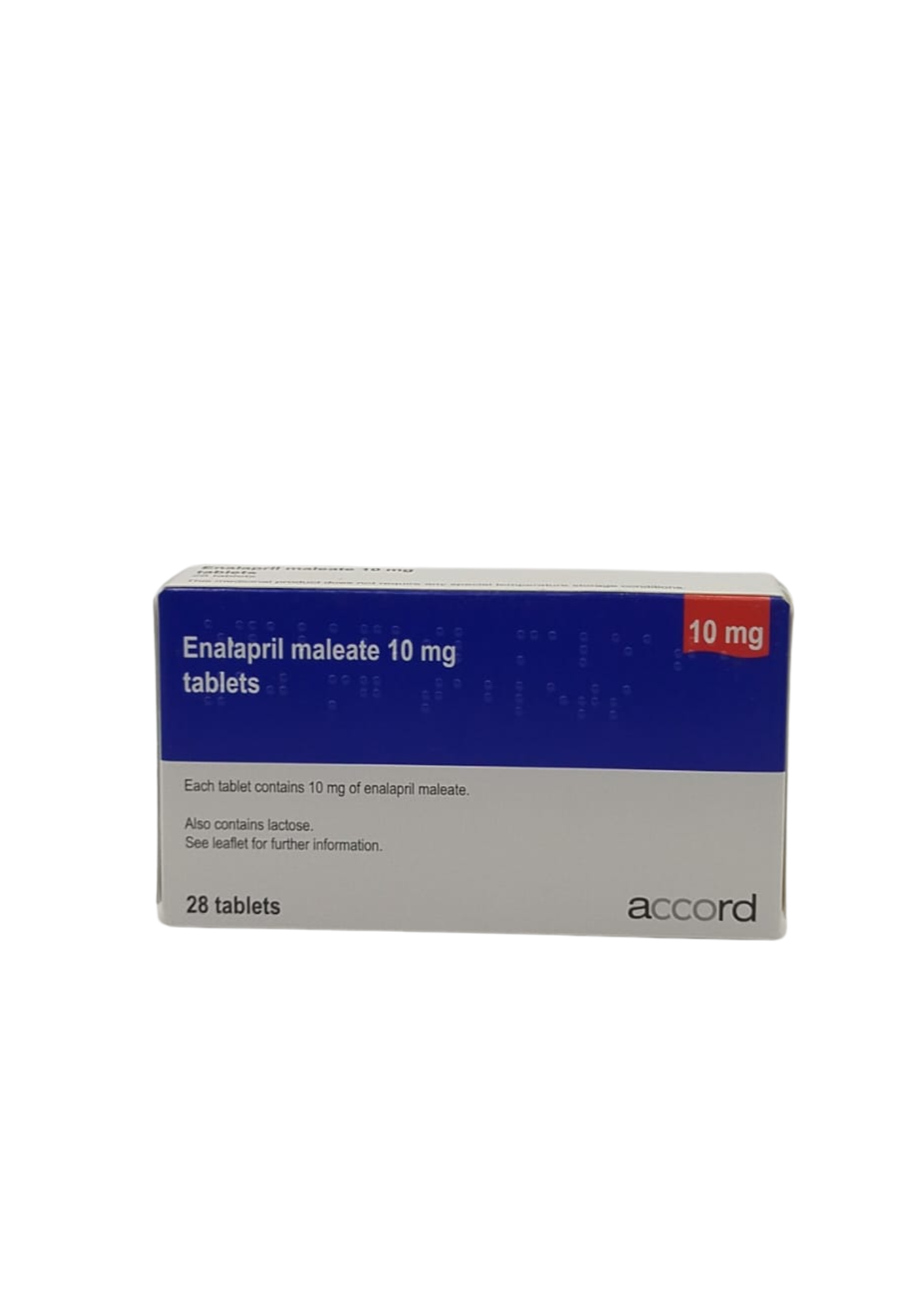 UK-ENALAPRIL  MALEATE 10MG X 28 TABS EXP-08\2026 (ACCCORD) GST