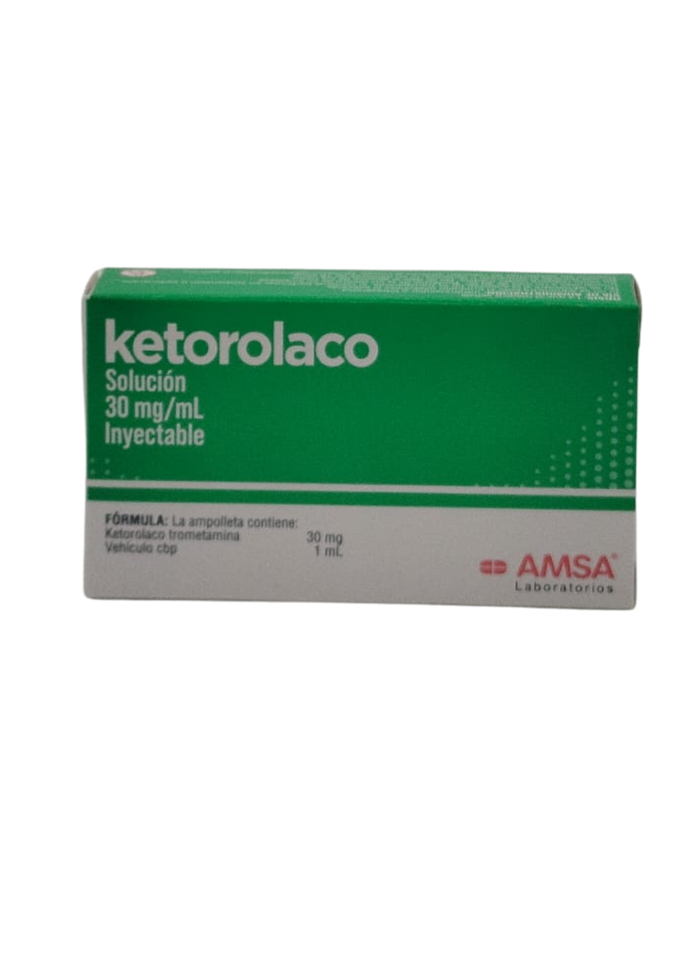 MEX-KETOROLACO 30MG/1ML X 3 AMPS (INJECTABLE) EXP-12\2026 (AMSA) NT