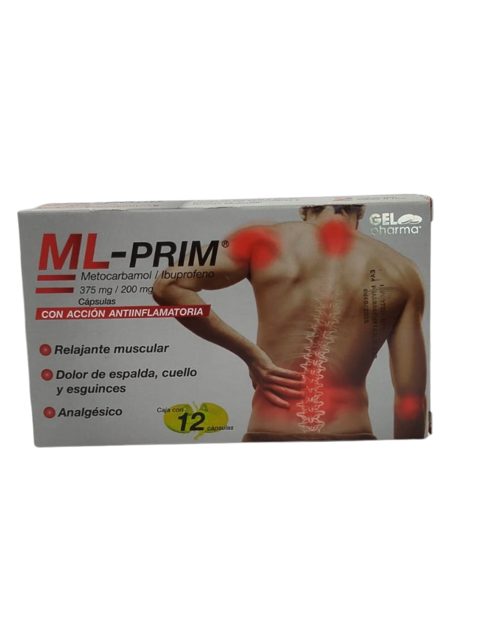 MEX-ML-PRIM TABS 375MG/200MG X 12 CAPS