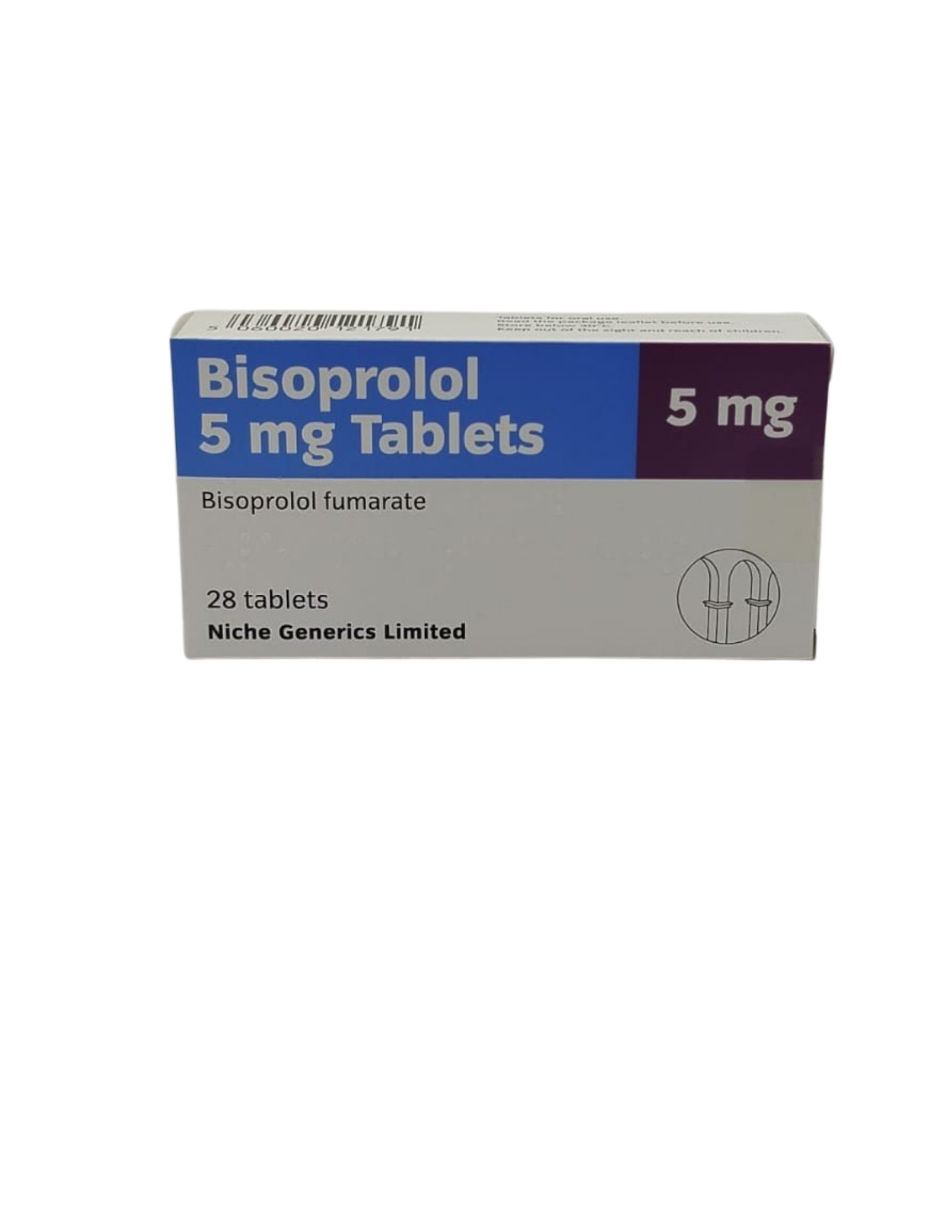 UK-BISOPROLOL 5MG X 28 TABS (NICHE) EXP-01\2028