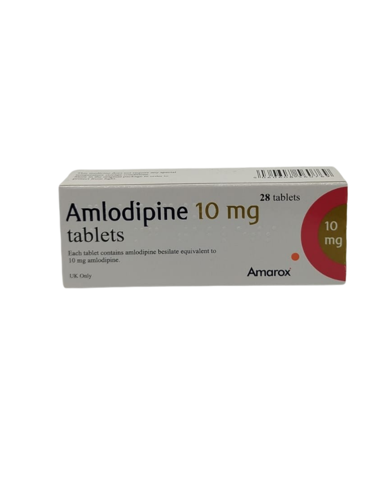 UK-AMLODIPINE 10MG X 28 TABS (AMAROX) EXP-08\2027