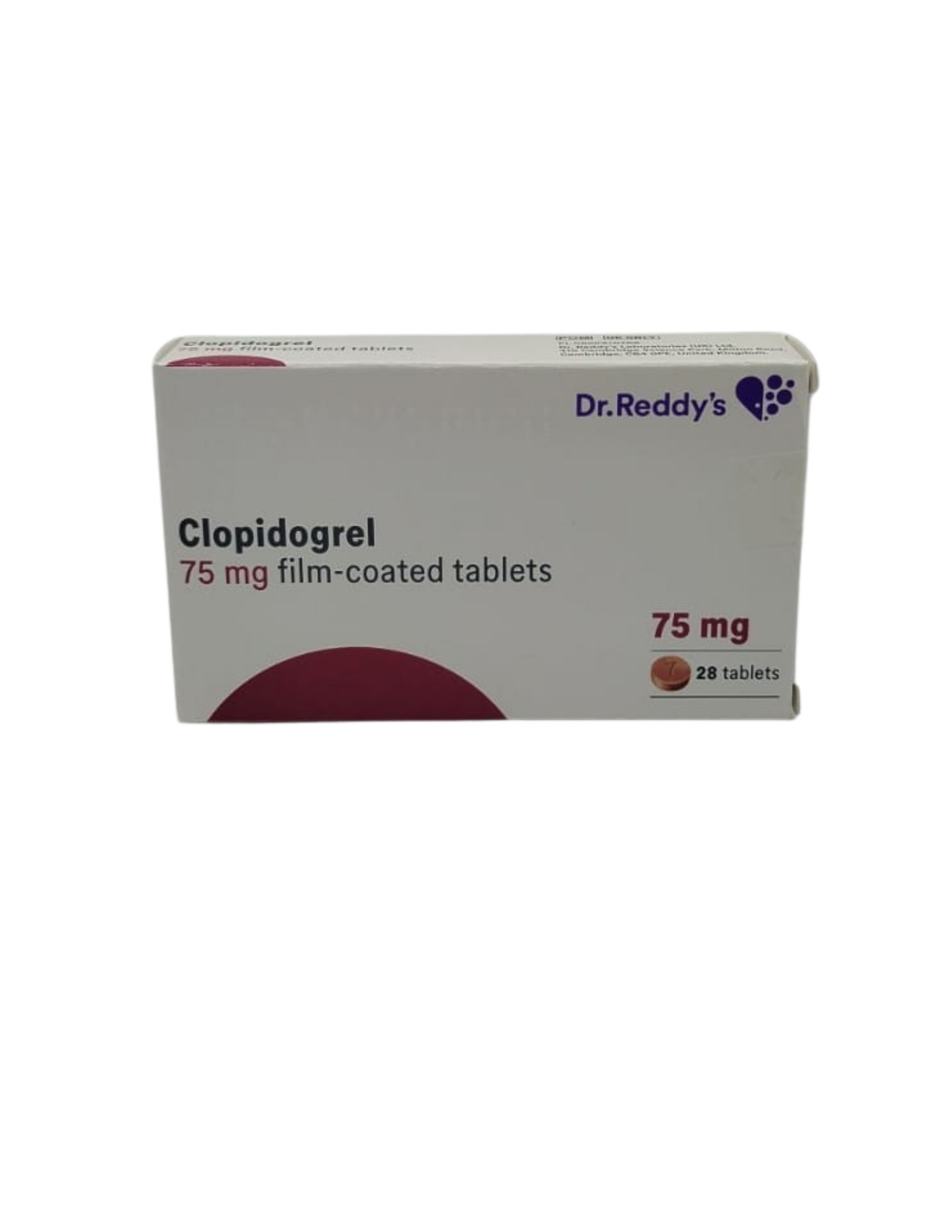 UK-CLOPIDOGREL GREPID 75MG X 28 TABS (DR.REDDY) EXP-04\2027