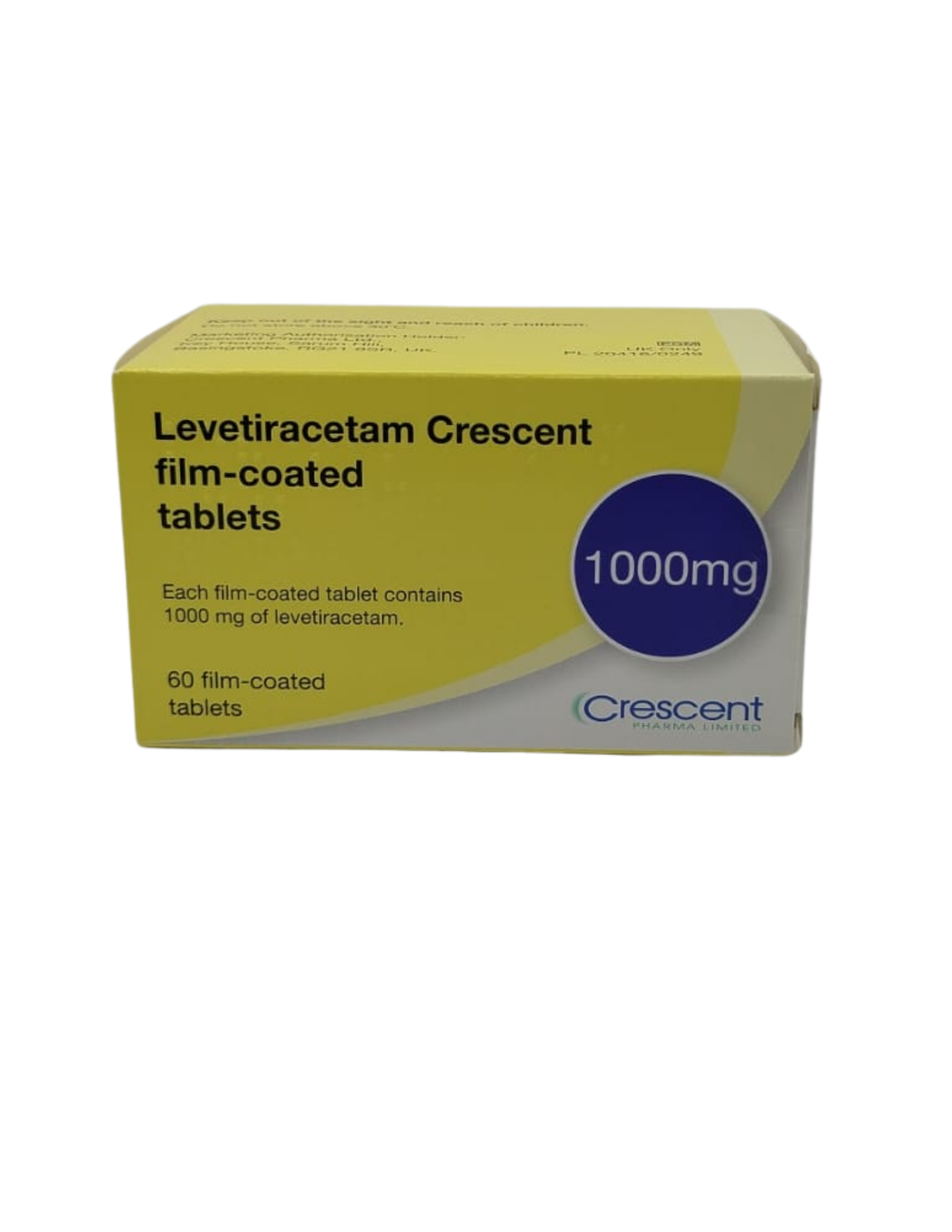 UK-LEVETIRACETAM 1000MG X 60 TABS (CRESCENT) EXP-04\2029