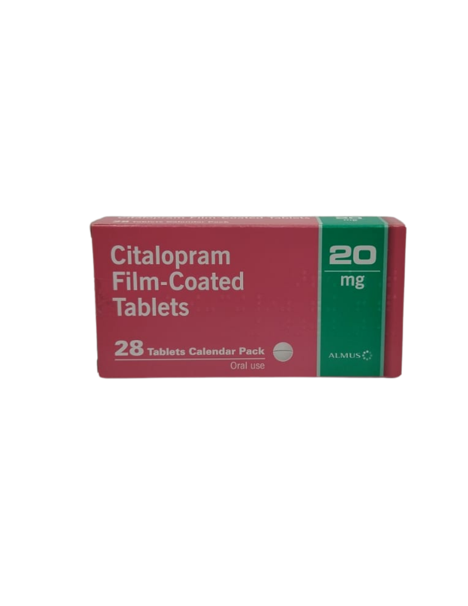 UK-CITALOPRAM 20MG 28 TABS (ALMUS) EXP-02\2028