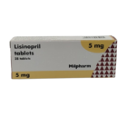 UK-LISINOPRIL 5MG X 28 TABS (MILPHARM) EXP-03\2027