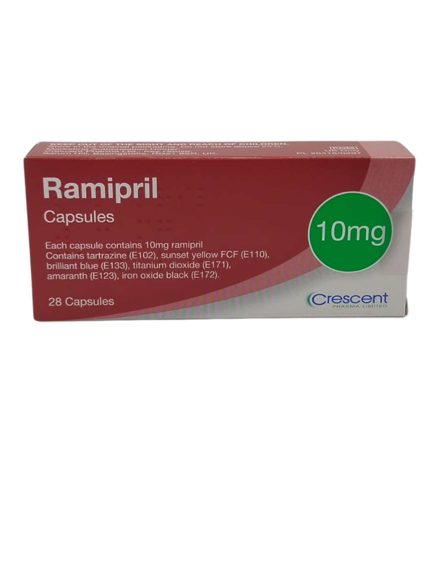 UK-RAMIPRIL 10MG X 28 CAPS (CRESCENT) EXP-09\2027