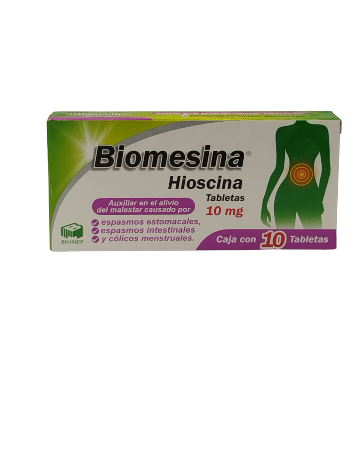 MEX-BIOMESINA 10MG X 10 TABS 07\2027 GST