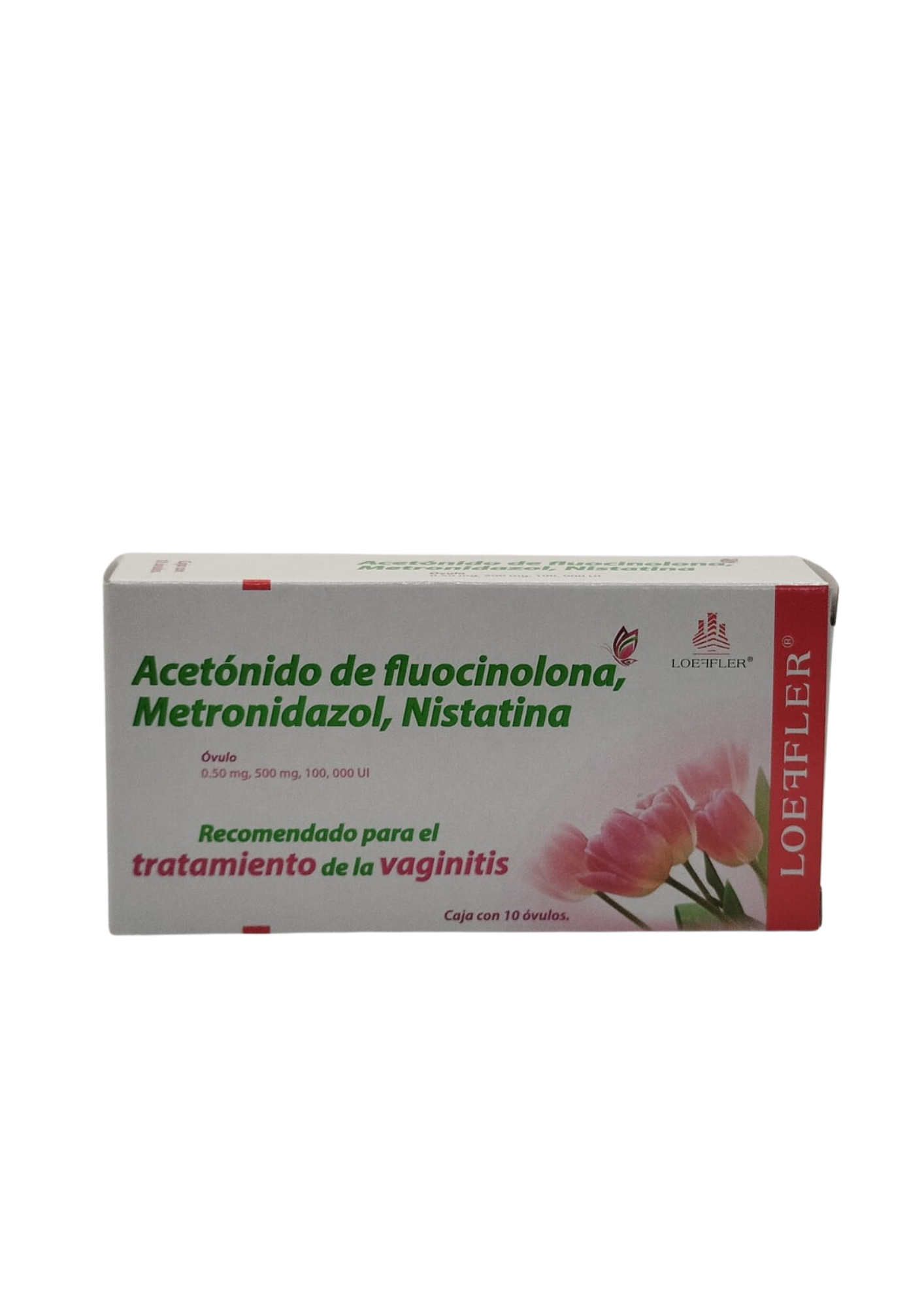 MEX-ACETONIDO DE FLUOCINOLONA, METRONIDAZOL, NISTATINA  X 10 OVULES