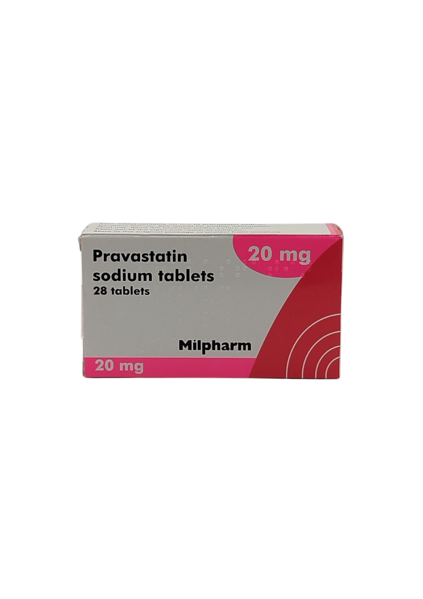 UK-PRAVASTATIN 20MG 28 TABS EXP-12\2026 (MILPHARM) GST