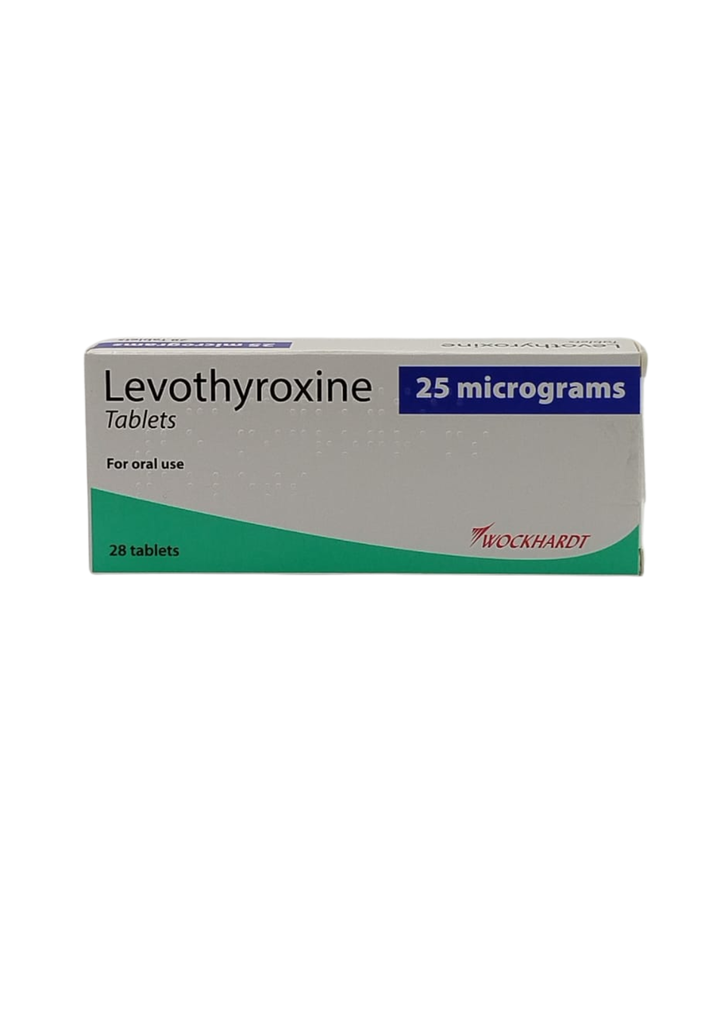 UK-LEVOTHYROXINE 25MG X 28 TABS EXP-05\2026 (WOCKHARDT) GST