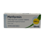 UK-METFORMIN HYDROCHLORIDE 500MG X 28 TABS (TEVA)