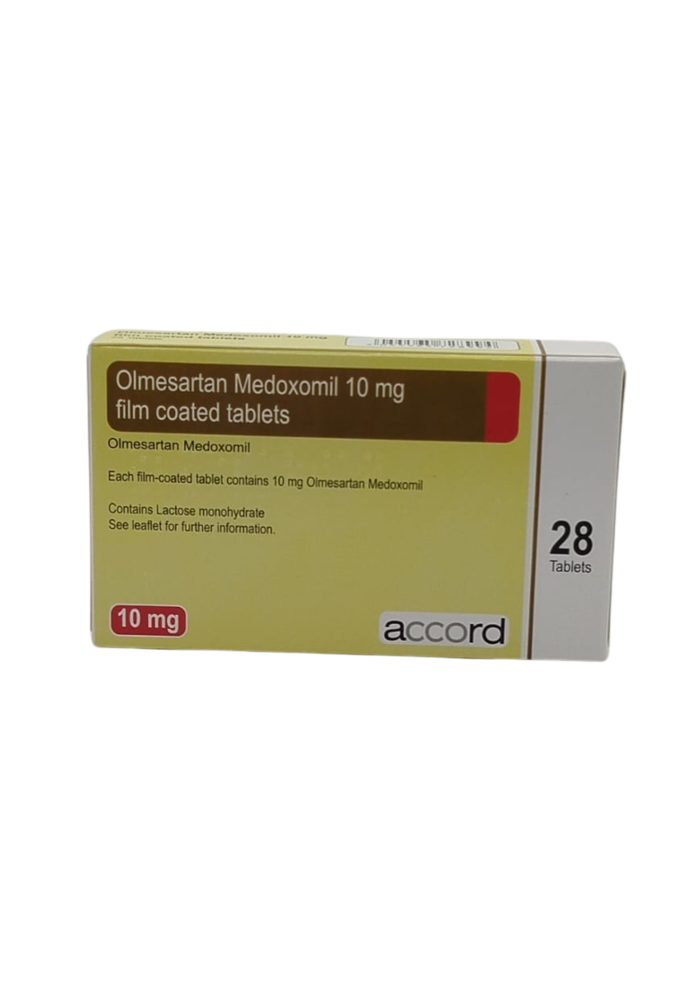 UK-OLMESARTAN 10MG X 28 TABS EXP-08\2026(ACCORD) GST
