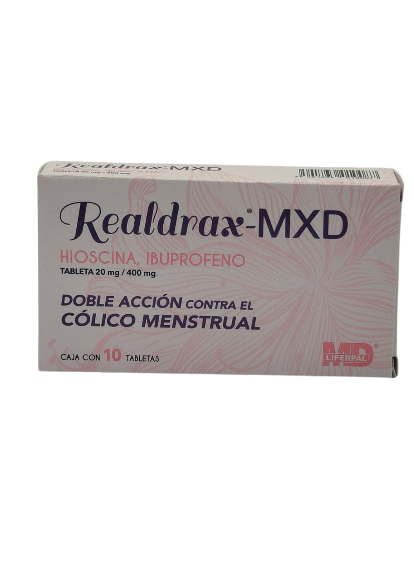 MEX-REALDRAX MXD 20\400MG X 10 TABS EXP-10\2026 (LIFERPAL) NT