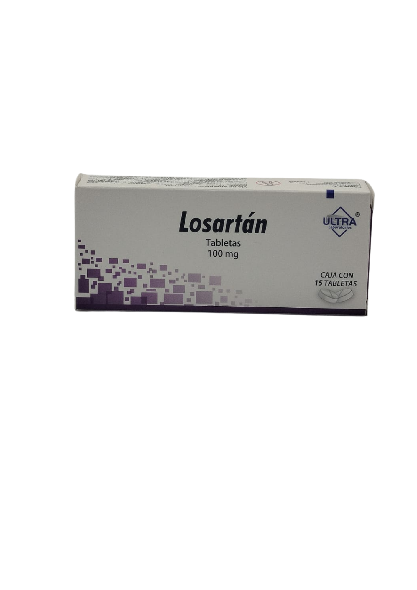 MEX-LOSARTAN 100MG X 15 TABS EXP-05\2027 (ULTRA) GST
