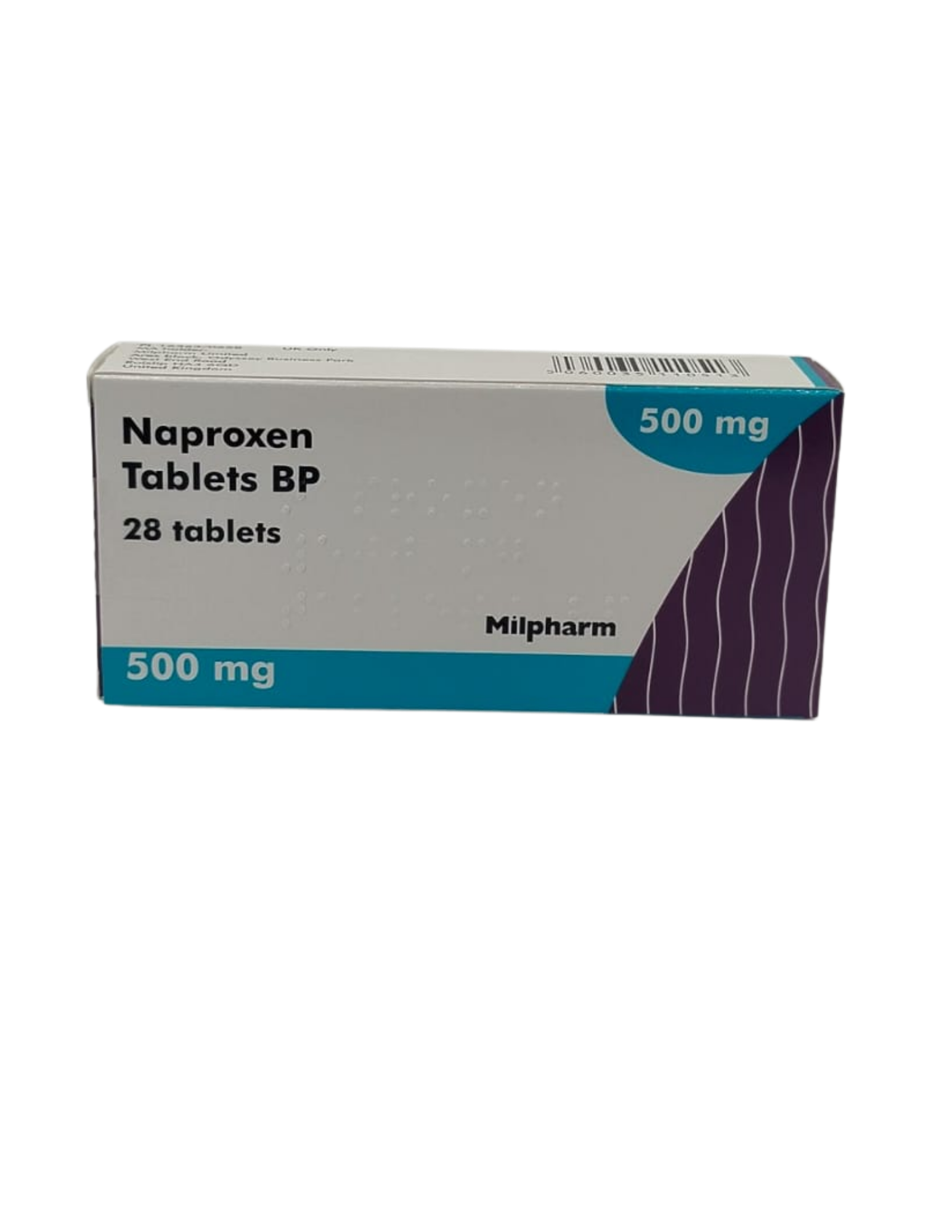 UK-NAPROXEN 500MG X 28 TABS (MILPHARMA) EXP-04\2028