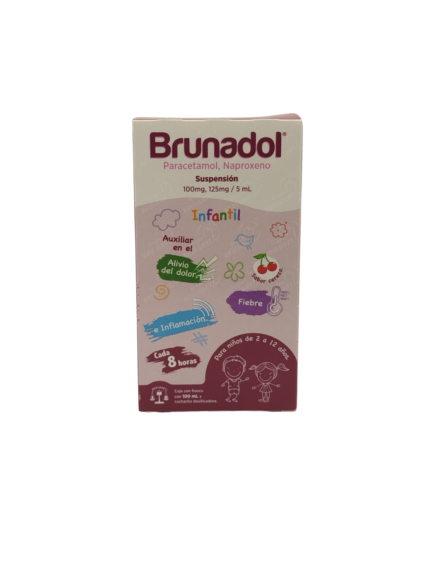 MEX-BRUNADOL INFANTIL SUSP 100MG\125MG\5ML EXP-06\2027 NT